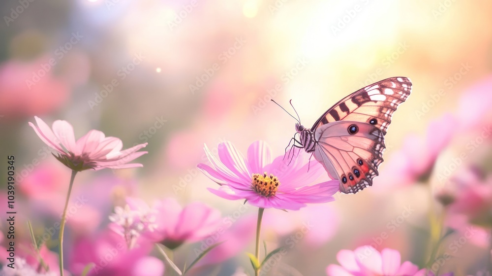 Butterfly on a Flower Butterfly on a Flower