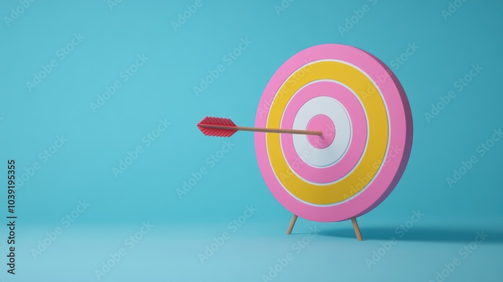 Pink Target with Arrow Pink Target with Arrow