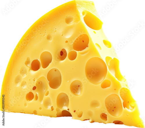 Close-up of Swiss cheese photo