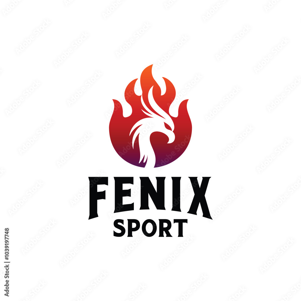 Mythical Fenix Firebird Silhouette. Beauty Rising Eagle Falcon Hawk Logo Design. Mythical Fenix Firebird Silhouette. Beauty Rising Eagle Falcon Hawk Logo Design.