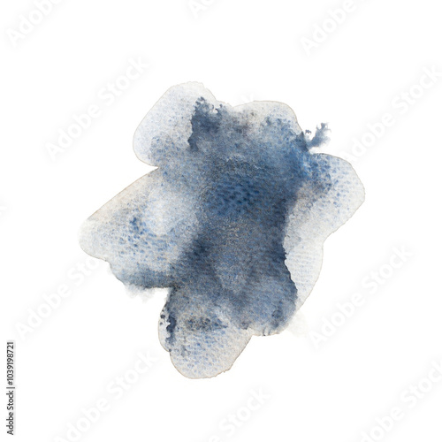 grey ink isolated on white
