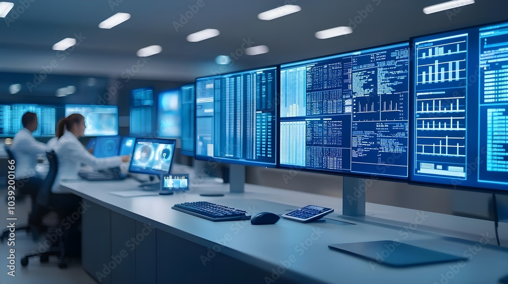 Data Analysis Office Workspace Data Analysis Office Workspace