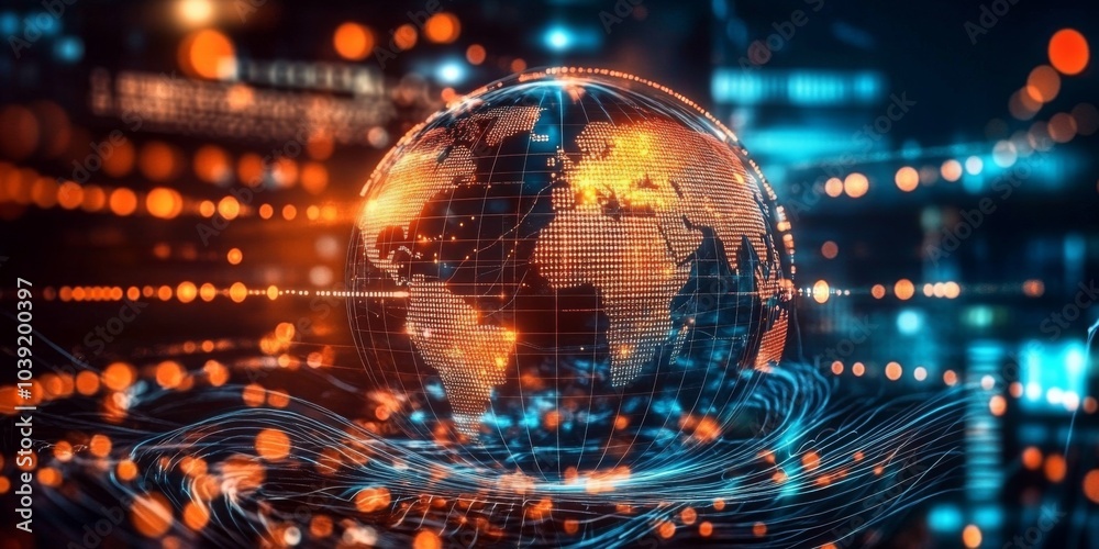 3D rendering globe dark background is center surrounded Severe inflation crisis threatens 3D rendering globe dark background is center surrounded Severe inflation crisis threatens