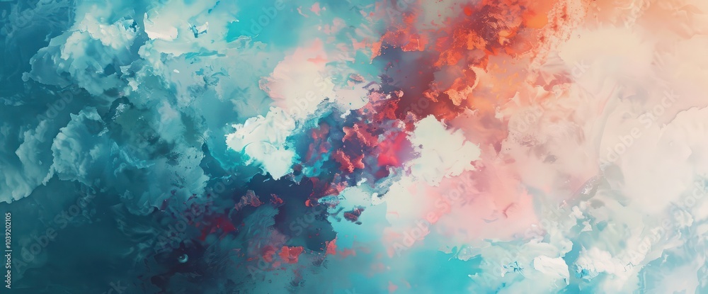 Sky with Abstract Avant-Garde Background Sky with Abstract Avant-Garde Background