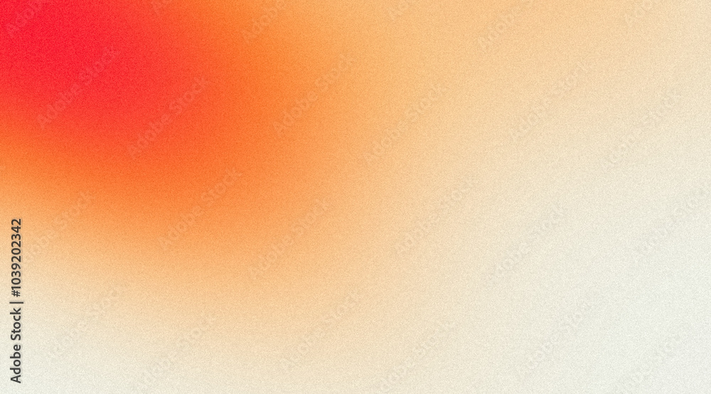 Obraz premium Orange red vibrant colorful retro white grainy gradient texture backdrop design, ideal for projects