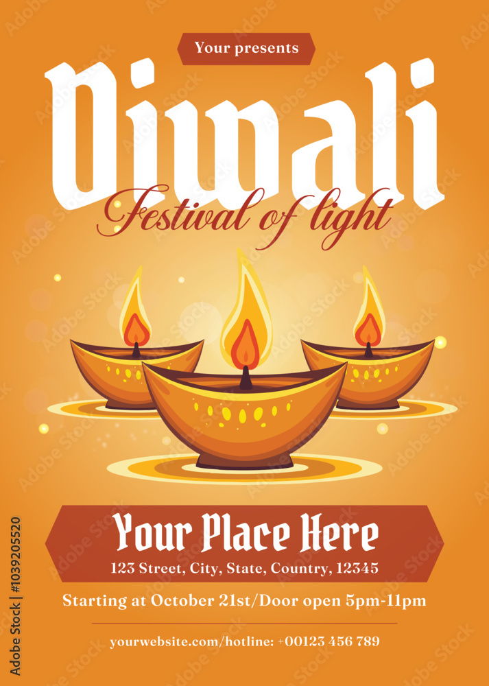 Light of Diwali Flyer