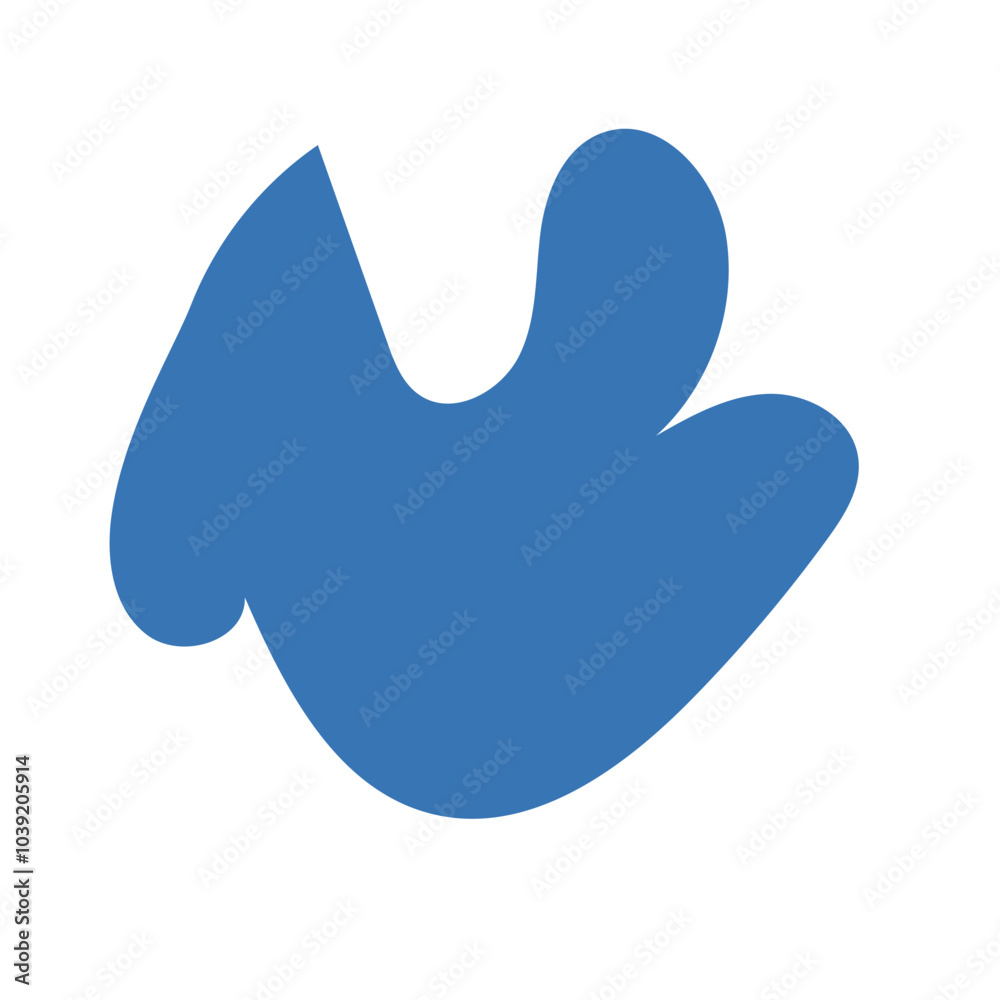 Blue yellow abstract shapes vectors Blue yellow abstract shapes vectors