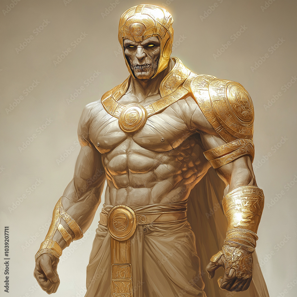 Skull man character for slot game, video game, mobile game, Illustration Skull man character for slot game, video game, mobile game, Illustration