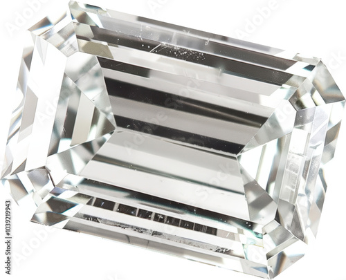 Close-up of a clear gem