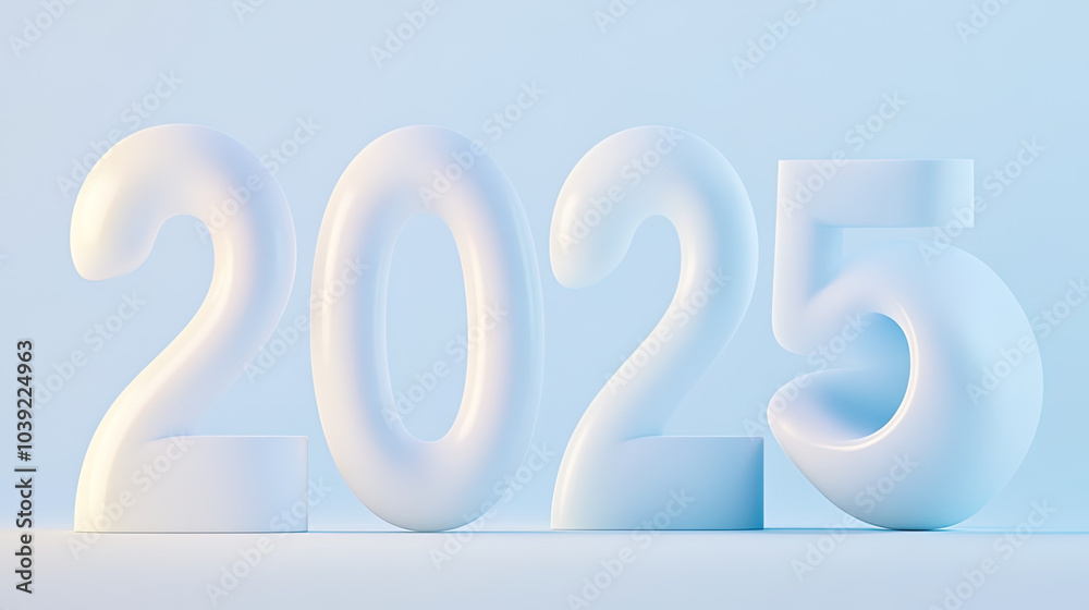 3d render of artistic numbers 3d render of artistic numbers
