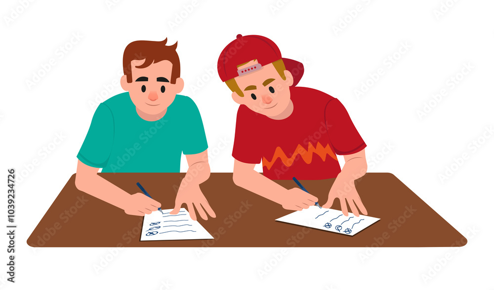 people in different situations