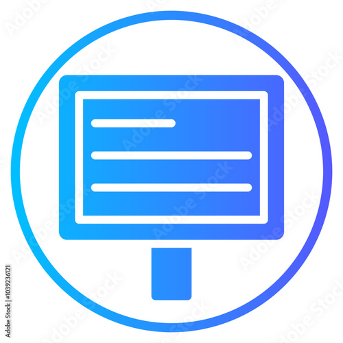 protest gradient icon