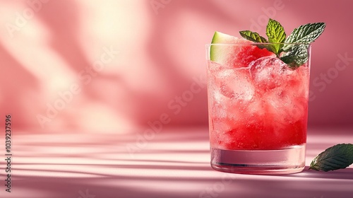 Wallpaper Mural Watermelon Drink in a Glass Torontodigital.ca