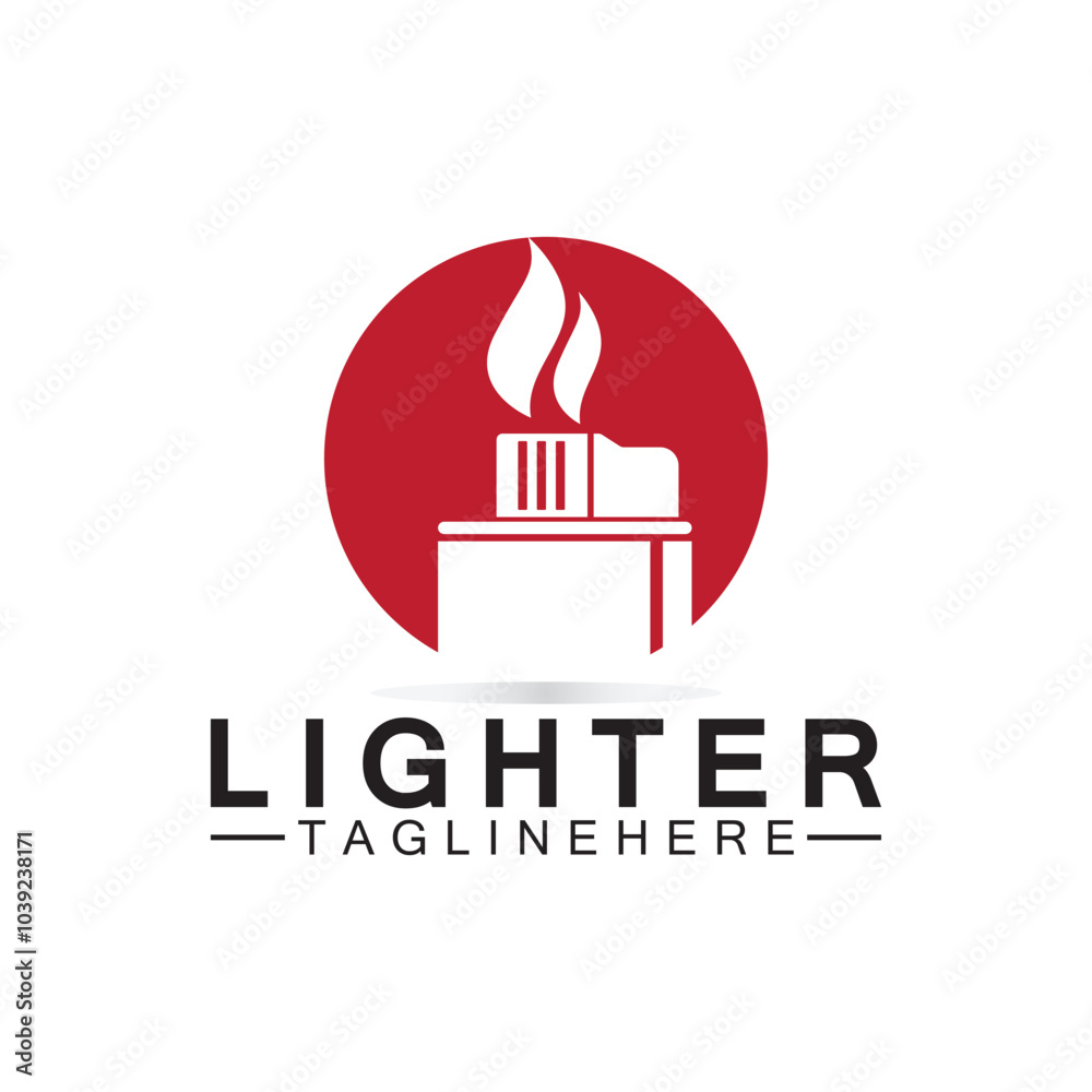 Lighter logo vector icon design template Lighter logo vector icon design template