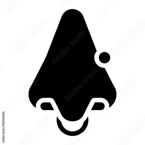 piercings glyph icon