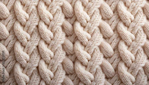 ニット生地のシームレスなパターンの接写Close-up of seamless pattern of knitted fabric