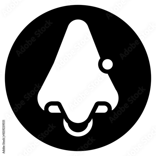 piercings glyph icon