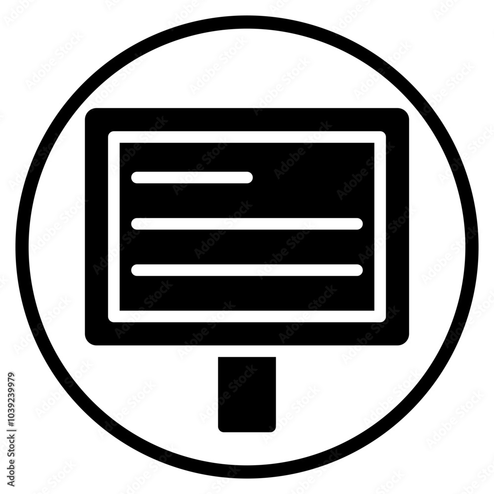 protest glyph icon