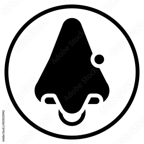 piercings glyph icon