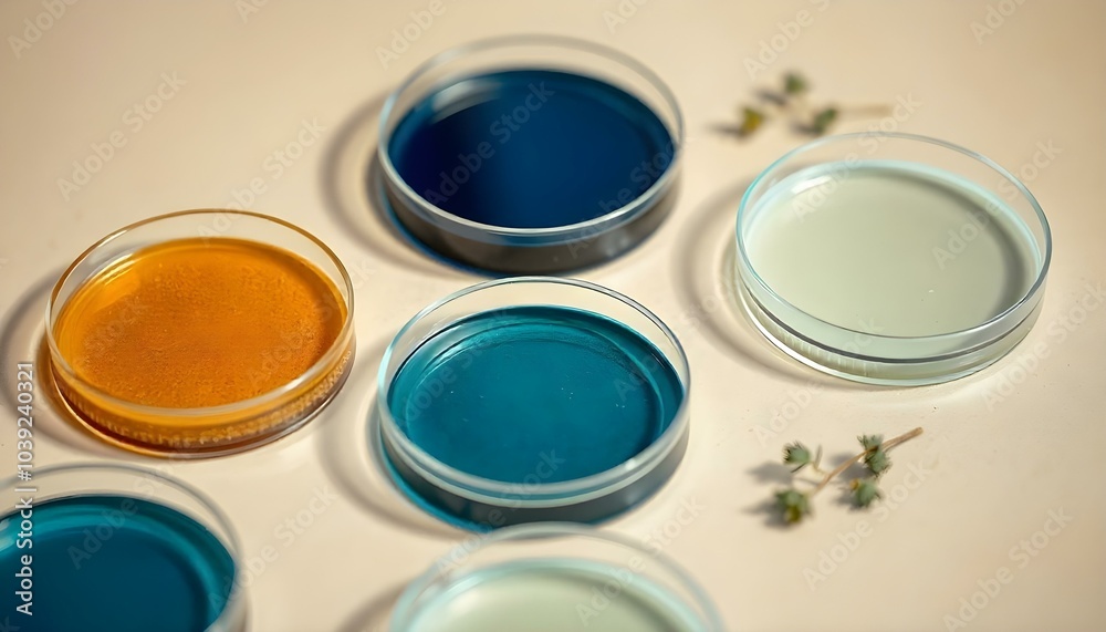making cosmetics, colored liquid in a jar making cosmetics, colored liquid in a jar
