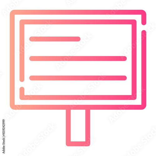 protest gradient icon