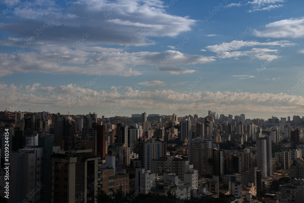 Obraz premium Vista geral da cidade de Belo Horizonte, Minas Gerais, Brasil