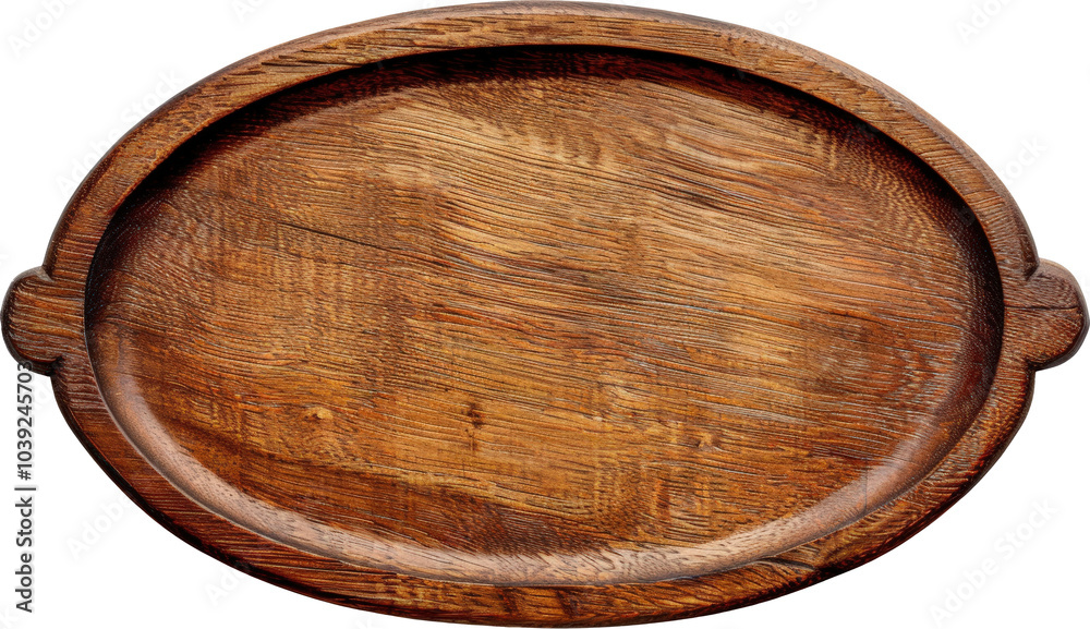 Empty wooden serving tray Empty wooden serving tray