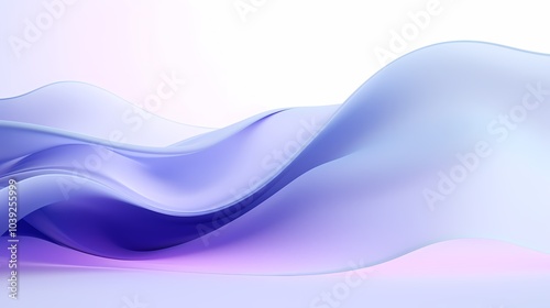 digital technology blue and purple gradient abstract curve poster background