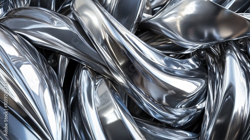 Abstract silver metal texture background.