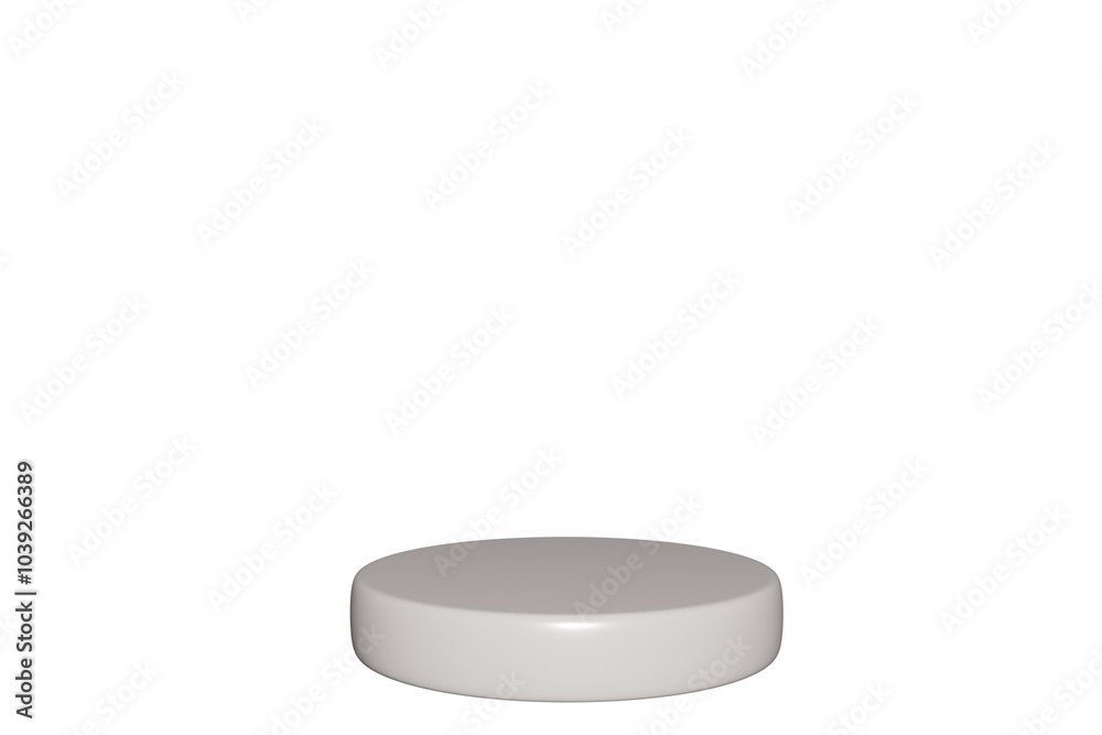 Obraz premium podium color 3D, white, PNG