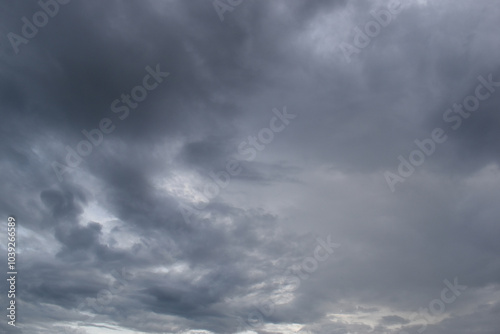 blue sky and white cloud background, cloudy in rainny season