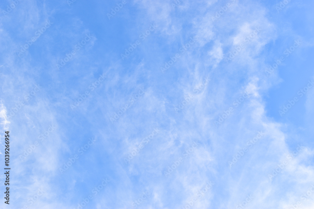 beautiful blue sky and white fluffy group of clouds with sunrise in the morning, natural background beautiful blue sky and white fluffy group of clouds with sunrise in the morning, natural background