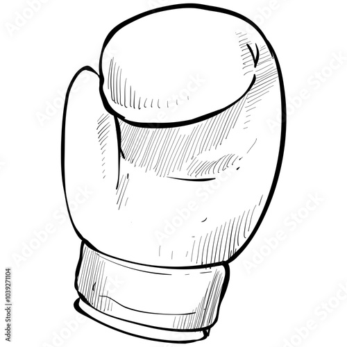 boxing gloves handdrawn illustration