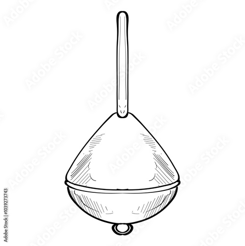 fishing float handdrawn illustration