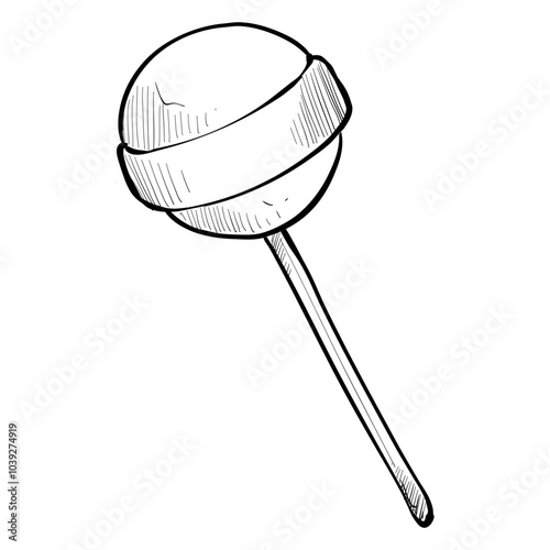 lollipop handdrawn illustration