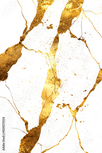 Abstract gold design