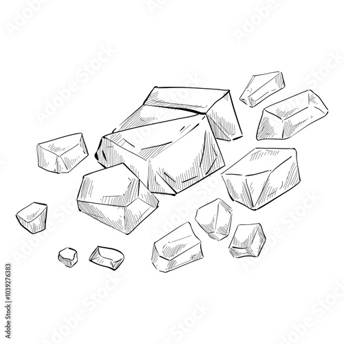 salt handdrawn illustration
