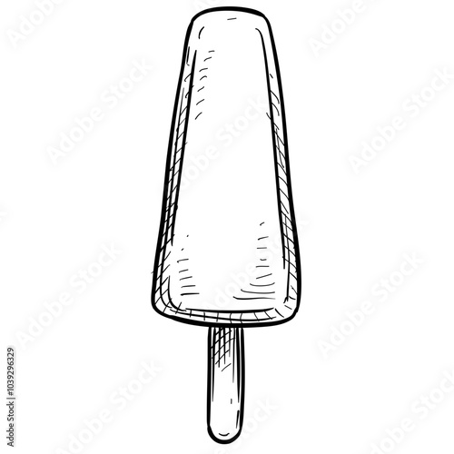 ice cream bar handdrawn illustration