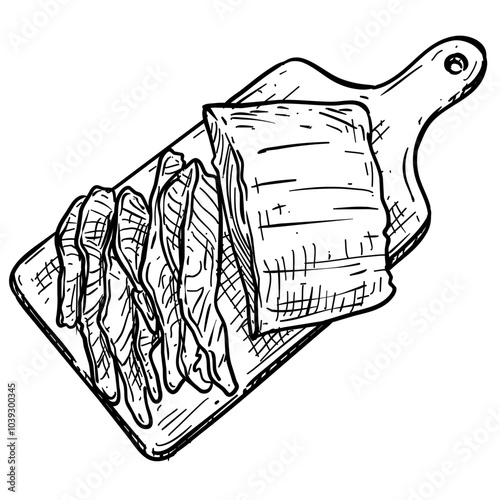 scandinavian food handdrawn illustration
