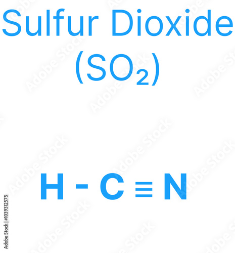 Sulfur Dioxide (SO₂) Molecular Structure for Chemistry