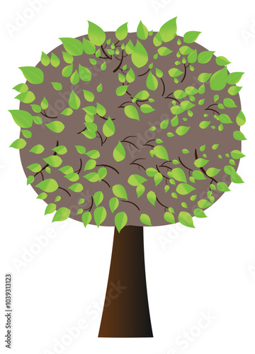 tree green nature vecter leaf garden cartoon isolated plant wood background forest trunk abstract vecter file photo