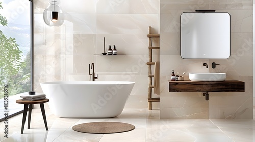 Modern bathroom design