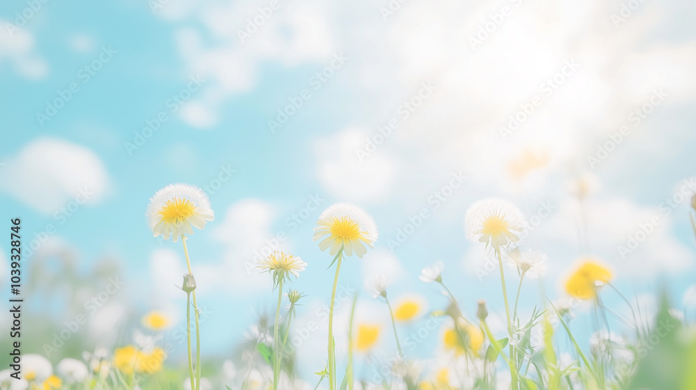 Fototapeta premium 美しいタンポポの花 2