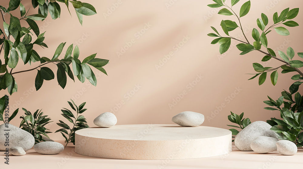 premium podium made of paper on pastel background premium podium made of paper on pastel background