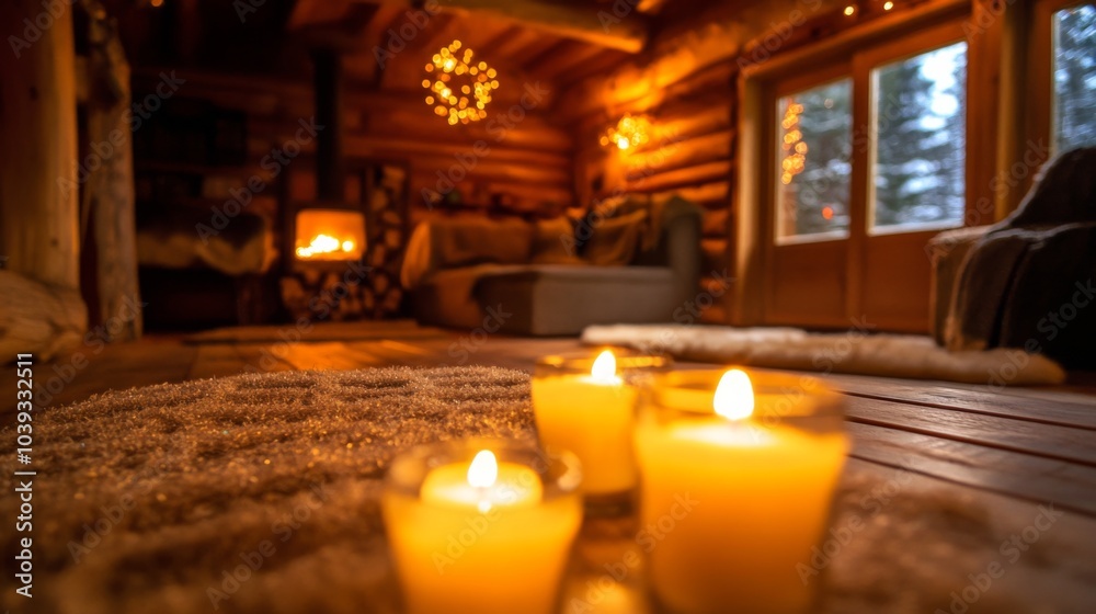 Cozy Year Eve Celebration in Rustic Cabin Cozy Year Eve Celebration in Rustic Cabin