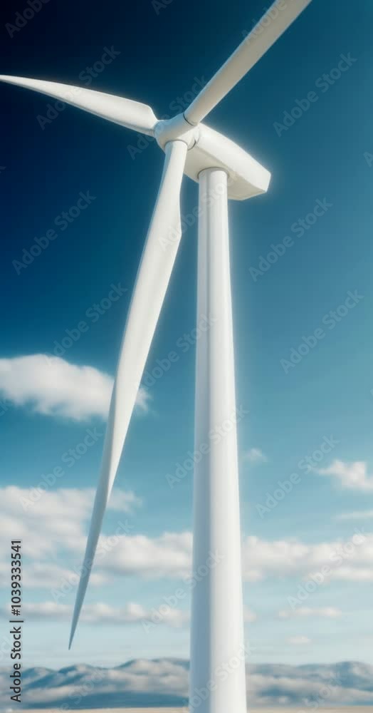 Windmill. Wind power plant