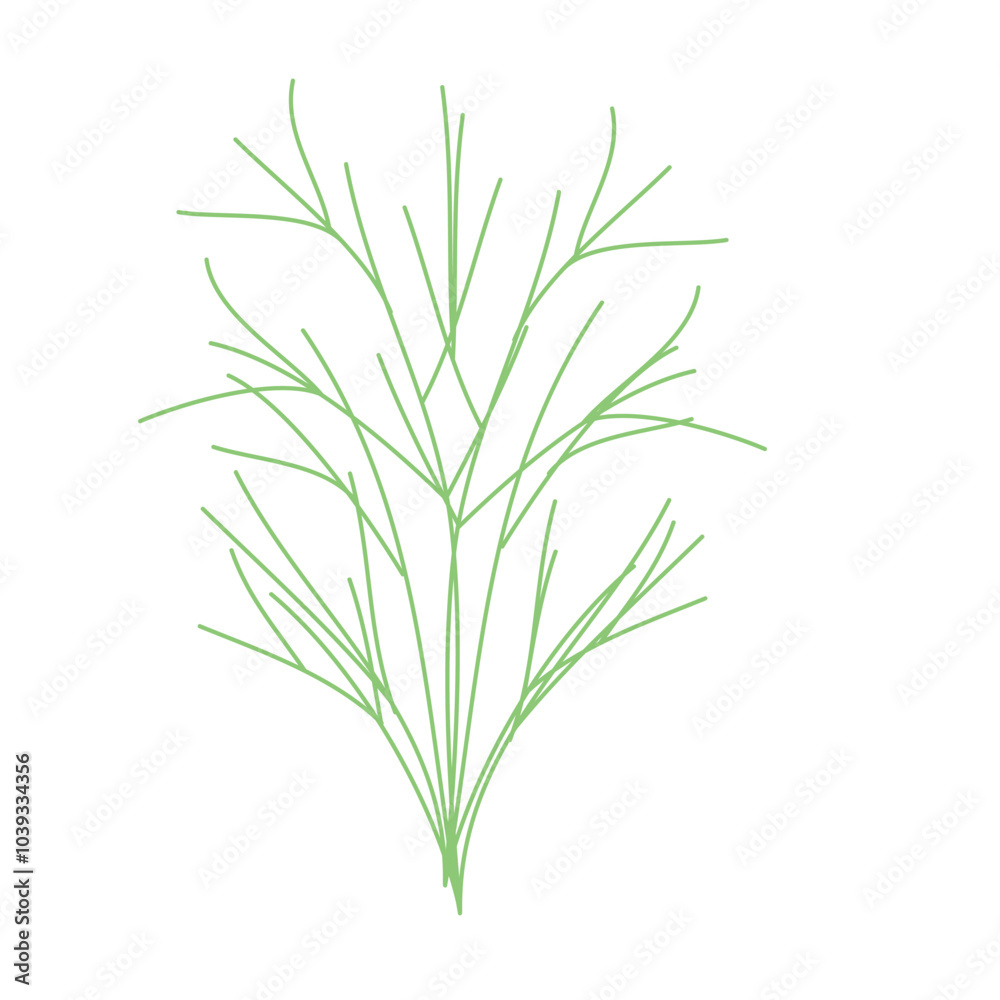 Fototapeta premium Vector image of a Christmas ornament icon with a white background