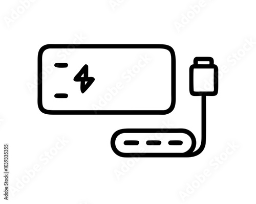 power bank icons