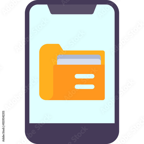 Mobile Folder Icon