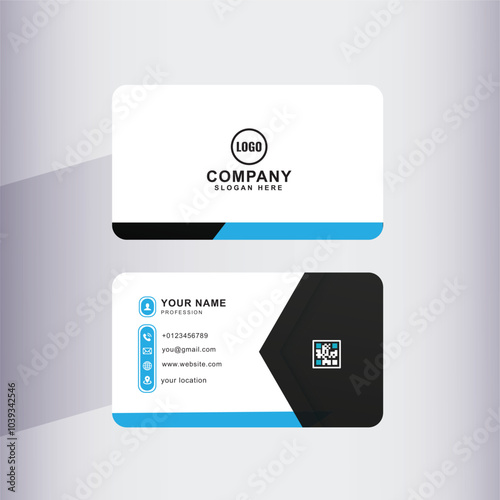 Wallpaper Mural Double-sided modern creative business card template Torontodigital.ca